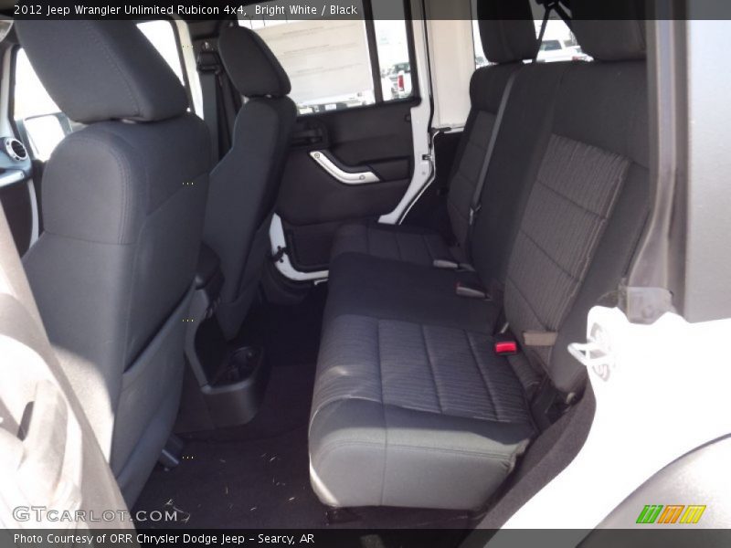 Bright White / Black 2012 Jeep Wrangler Unlimited Rubicon 4x4