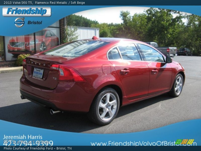 Flamenco Red Metallic / Soft Beige 2013 Volvo S60 T5