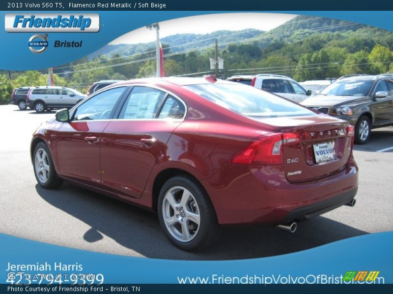 Flamenco Red Metallic / Soft Beige 2013 Volvo S60 T5