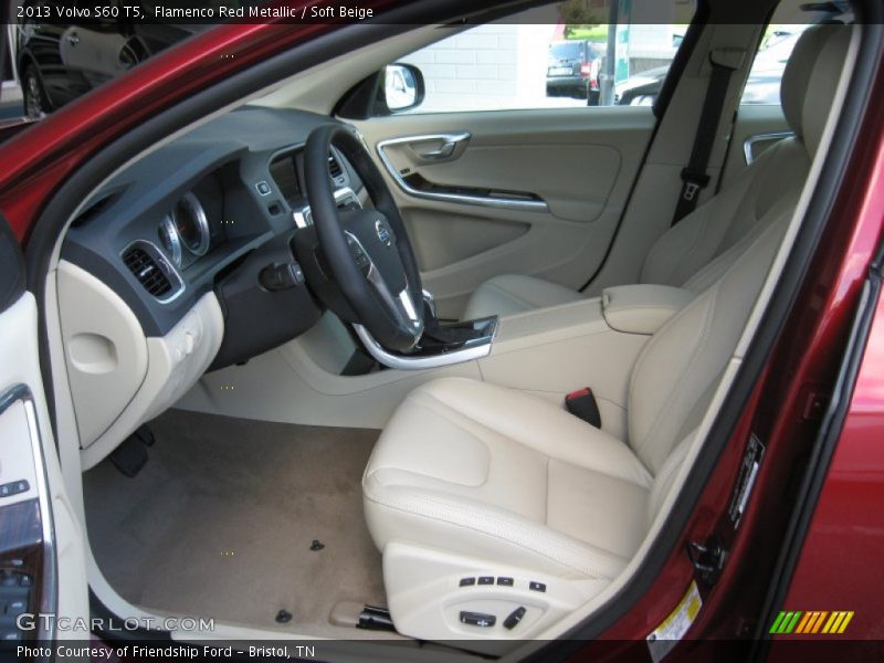 Flamenco Red Metallic / Soft Beige 2013 Volvo S60 T5
