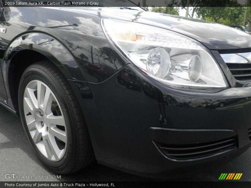 Carbon Flash Metallic / Gray 2009 Saturn Aura XR