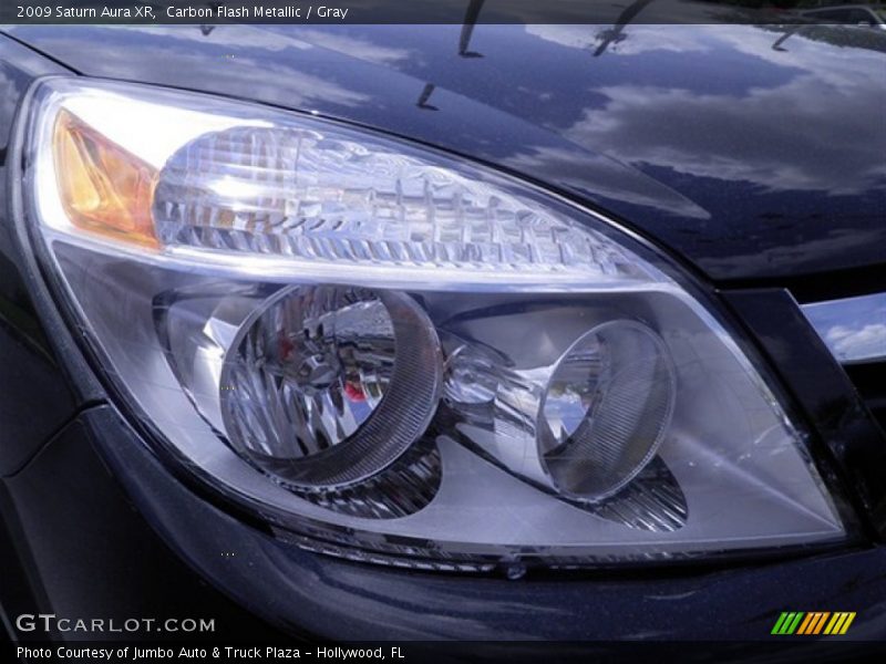 Carbon Flash Metallic / Gray 2009 Saturn Aura XR
