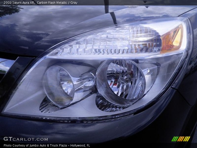 Carbon Flash Metallic / Gray 2009 Saturn Aura XR