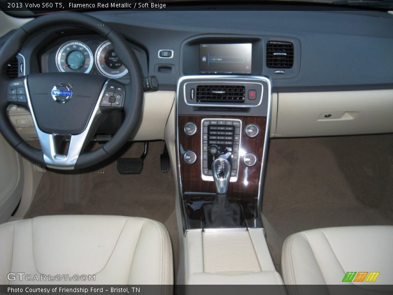 Flamenco Red Metallic / Soft Beige 2013 Volvo S60 T5