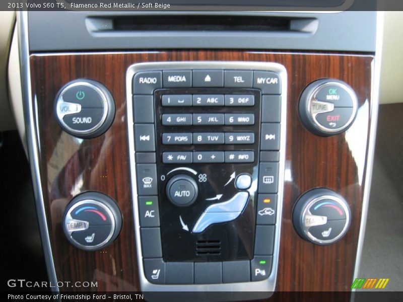 Flamenco Red Metallic / Soft Beige 2013 Volvo S60 T5