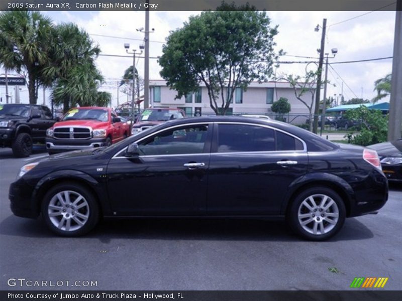 Carbon Flash Metallic / Gray 2009 Saturn Aura XR