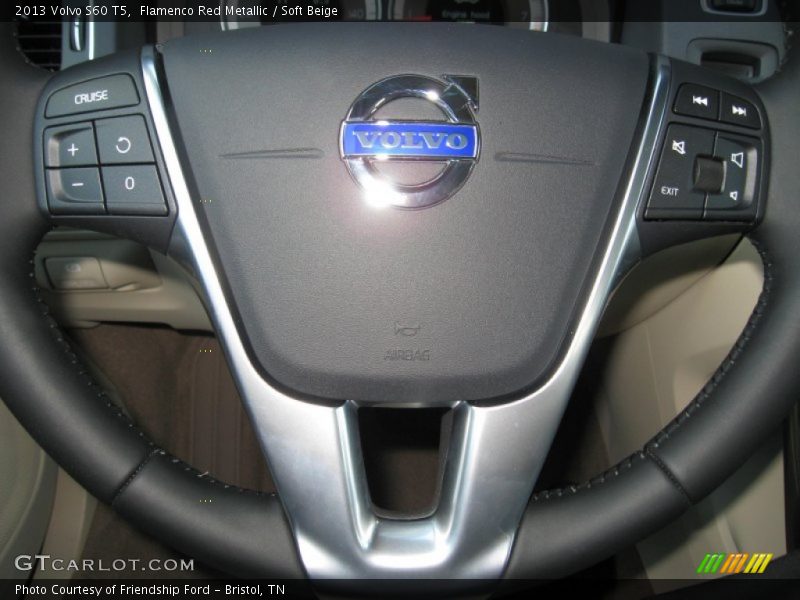 Flamenco Red Metallic / Soft Beige 2013 Volvo S60 T5
