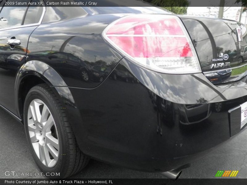 Carbon Flash Metallic / Gray 2009 Saturn Aura XR