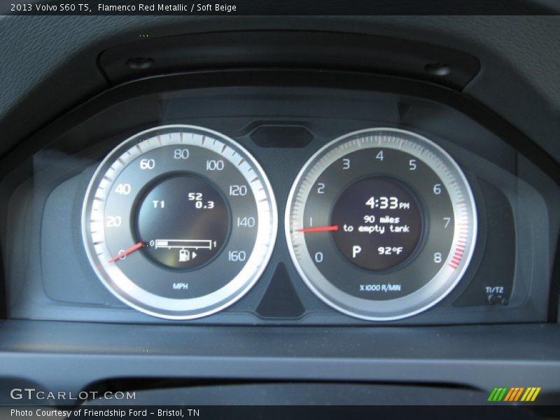 Flamenco Red Metallic / Soft Beige 2013 Volvo S60 T5