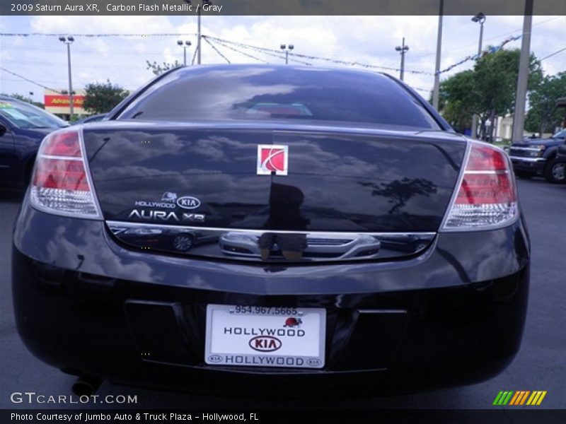 Carbon Flash Metallic / Gray 2009 Saturn Aura XR