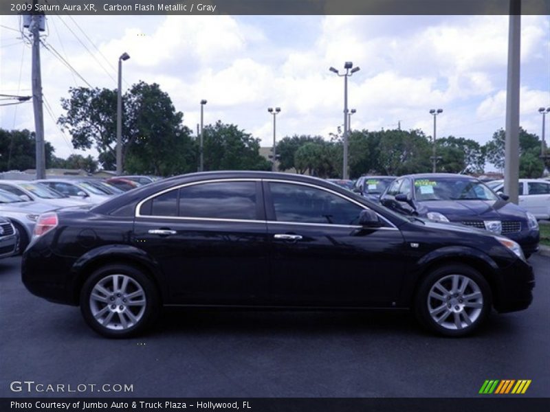 Carbon Flash Metallic / Gray 2009 Saturn Aura XR