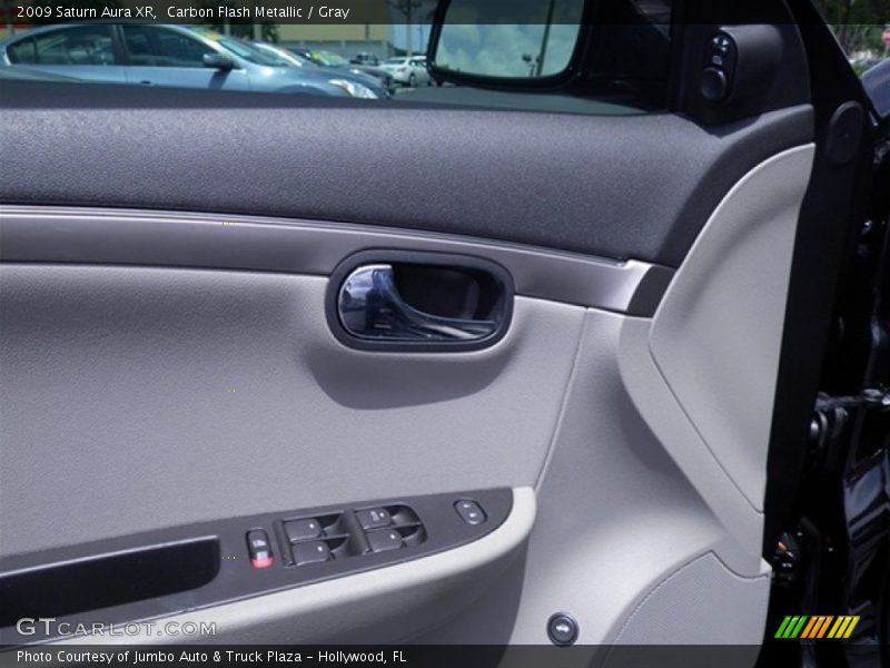 Carbon Flash Metallic / Gray 2009 Saturn Aura XR