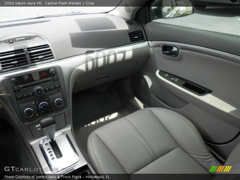 Carbon Flash Metallic / Gray 2009 Saturn Aura XR