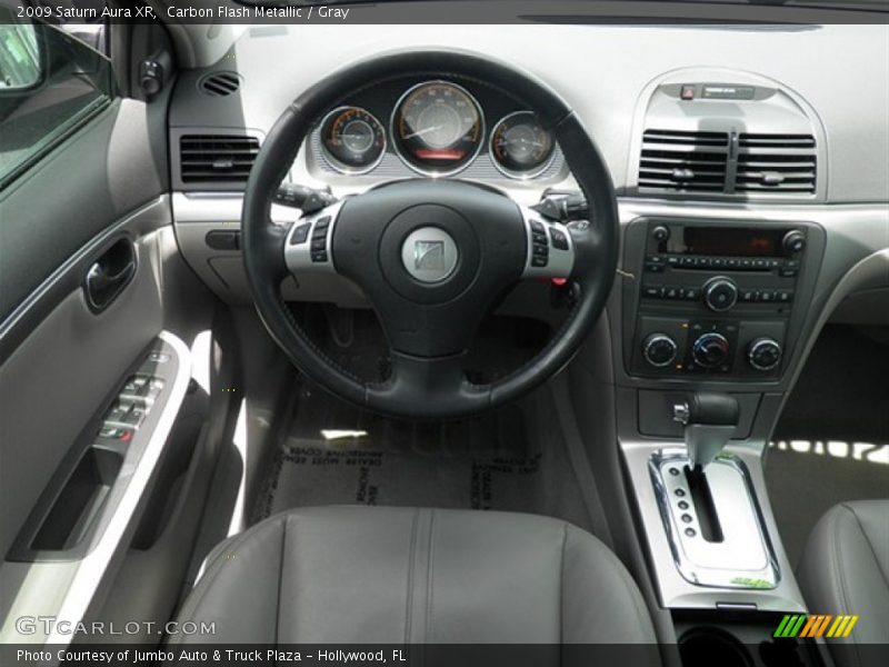 Carbon Flash Metallic / Gray 2009 Saturn Aura XR
