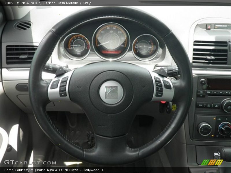 Carbon Flash Metallic / Gray 2009 Saturn Aura XR
