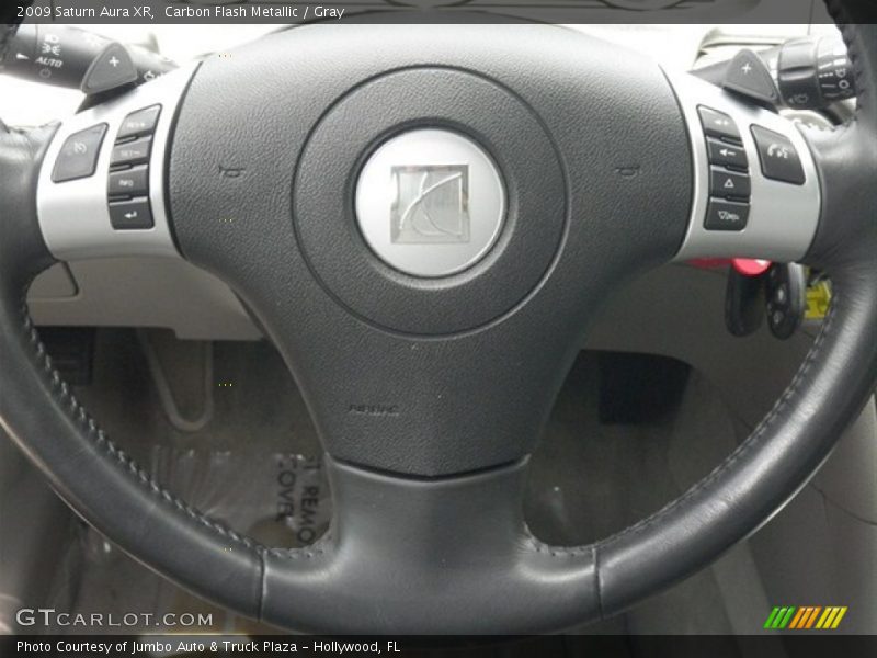 Carbon Flash Metallic / Gray 2009 Saturn Aura XR