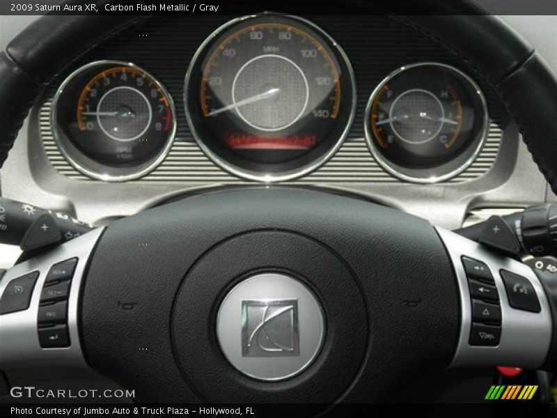 Carbon Flash Metallic / Gray 2009 Saturn Aura XR