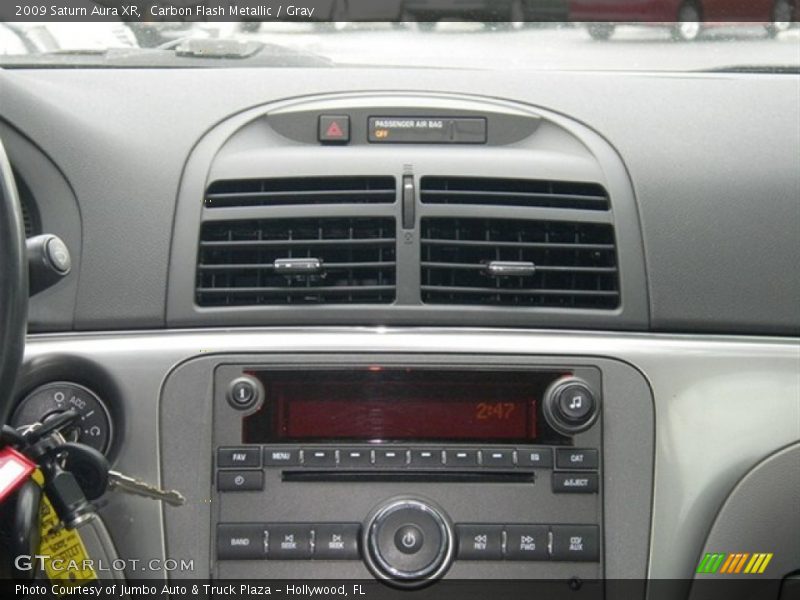 Carbon Flash Metallic / Gray 2009 Saturn Aura XR