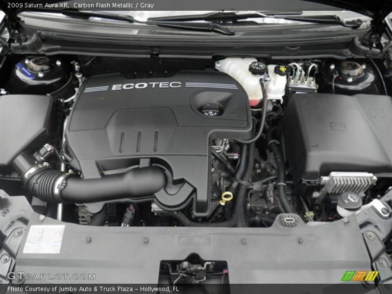 Carbon Flash Metallic / Gray 2009 Saturn Aura XR