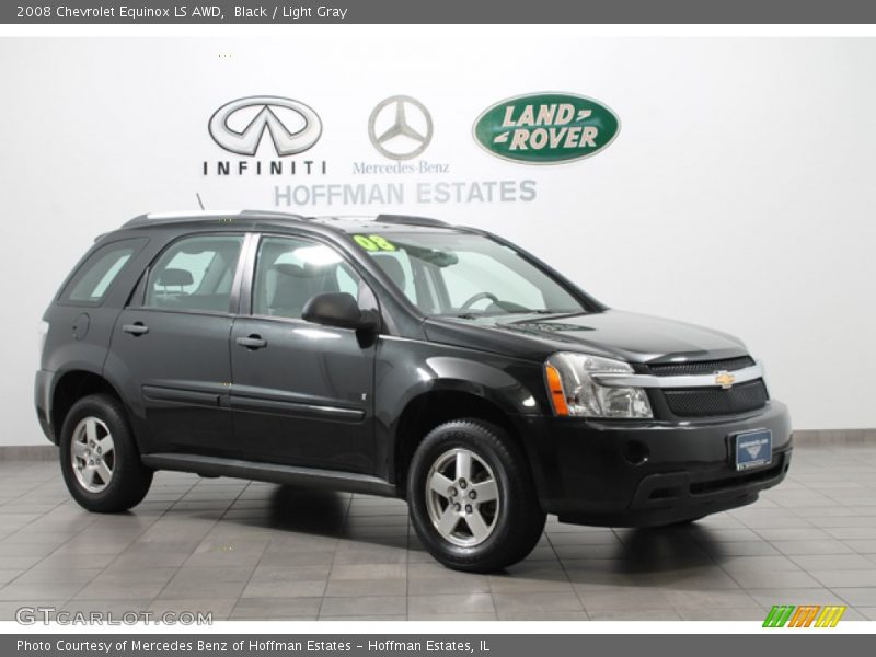 Black / Light Gray 2008 Chevrolet Equinox LS AWD