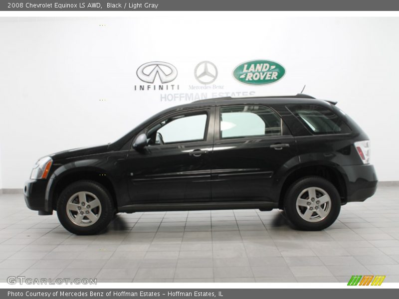 Black / Light Gray 2008 Chevrolet Equinox LS AWD