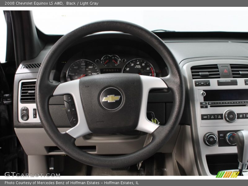 Black / Light Gray 2008 Chevrolet Equinox LS AWD
