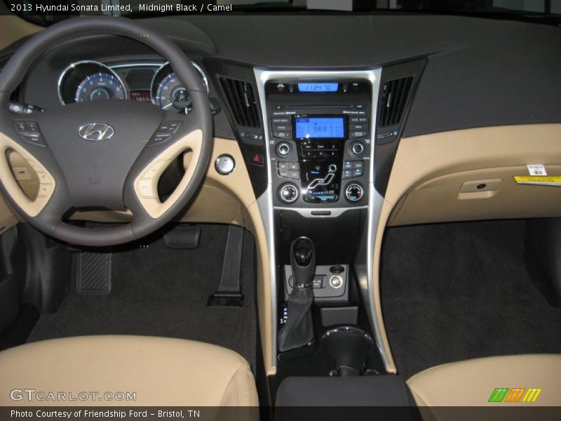 Midnight Black / Camel 2013 Hyundai Sonata Limited