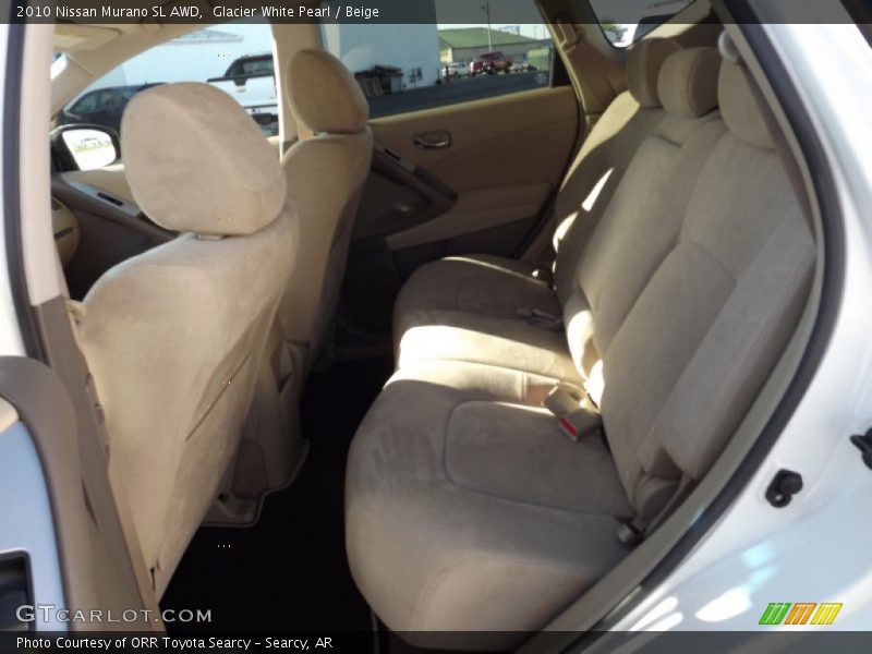 Glacier White Pearl / Beige 2010 Nissan Murano SL AWD