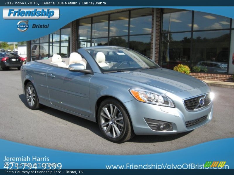 Celestial Blue Metallic / Calcite/Umbra 2012 Volvo C70 T5
