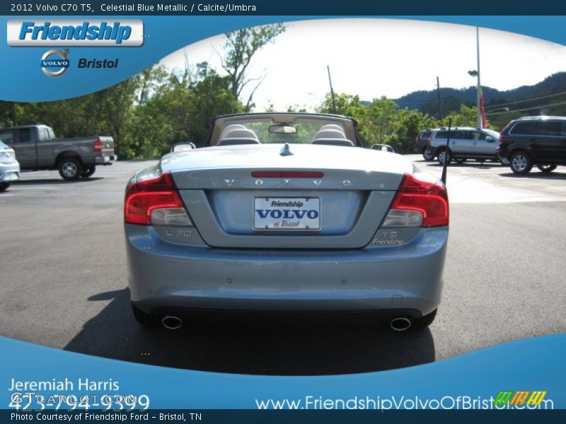 Celestial Blue Metallic / Calcite/Umbra 2012 Volvo C70 T5