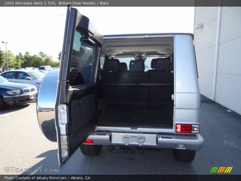 Brilliant Silver Metallic / Black 2003 Mercedes-Benz G 500