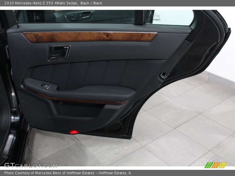 Black / Black 2010 Mercedes-Benz E 350 4Matic Sedan