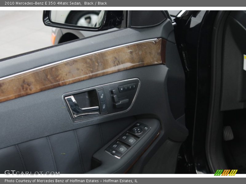 Black / Black 2010 Mercedes-Benz E 350 4Matic Sedan