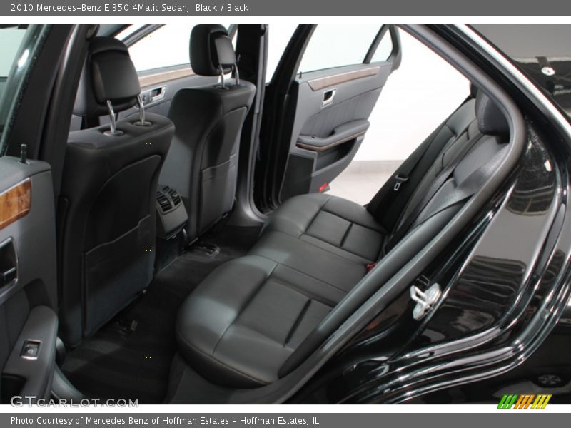 Black / Black 2010 Mercedes-Benz E 350 4Matic Sedan