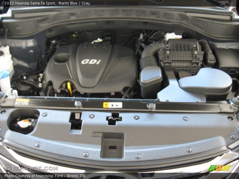 Marlin Blue / Gray 2013 Hyundai Santa Fe Sport