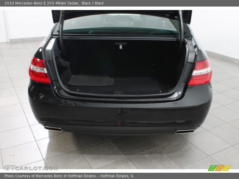 Black / Black 2010 Mercedes-Benz E 350 4Matic Sedan