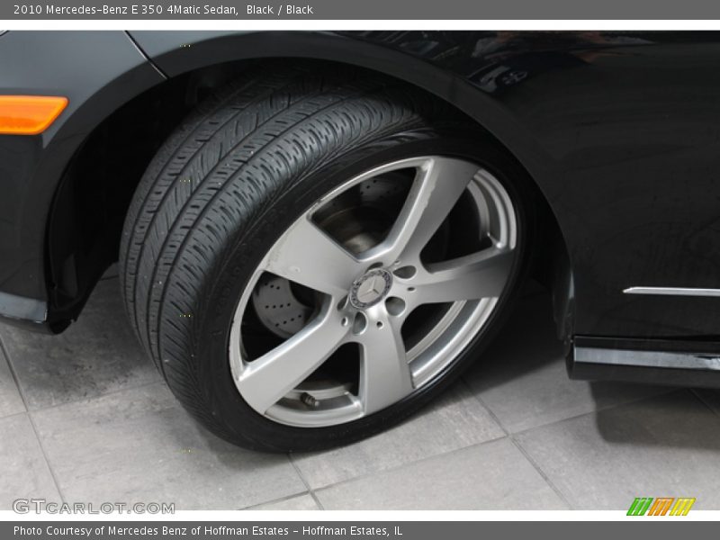 Black / Black 2010 Mercedes-Benz E 350 4Matic Sedan