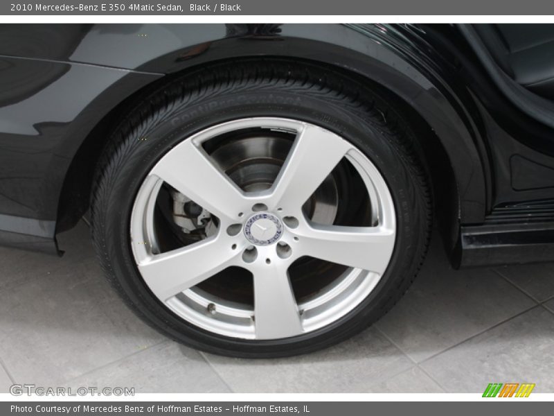 Black / Black 2010 Mercedes-Benz E 350 4Matic Sedan