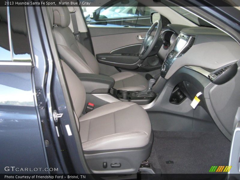 Marlin Blue / Gray 2013 Hyundai Santa Fe Sport