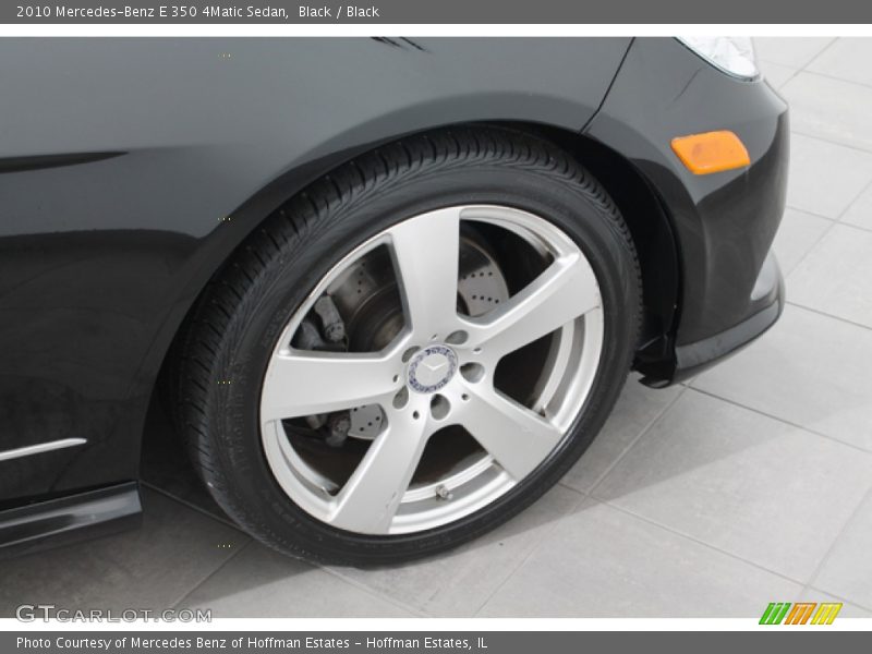 Black / Black 2010 Mercedes-Benz E 350 4Matic Sedan