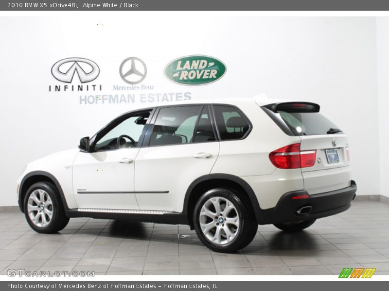 Alpine White / Black 2010 BMW X5 xDrive48i