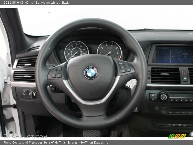 Alpine White / Black 2010 BMW X5 xDrive48i