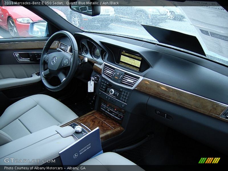 Quartz Blue Metallic / Ash/Black 2011 Mercedes-Benz E 350 Sedan