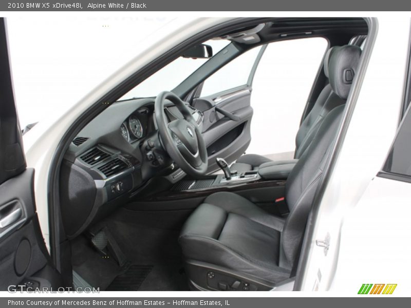 Alpine White / Black 2010 BMW X5 xDrive48i