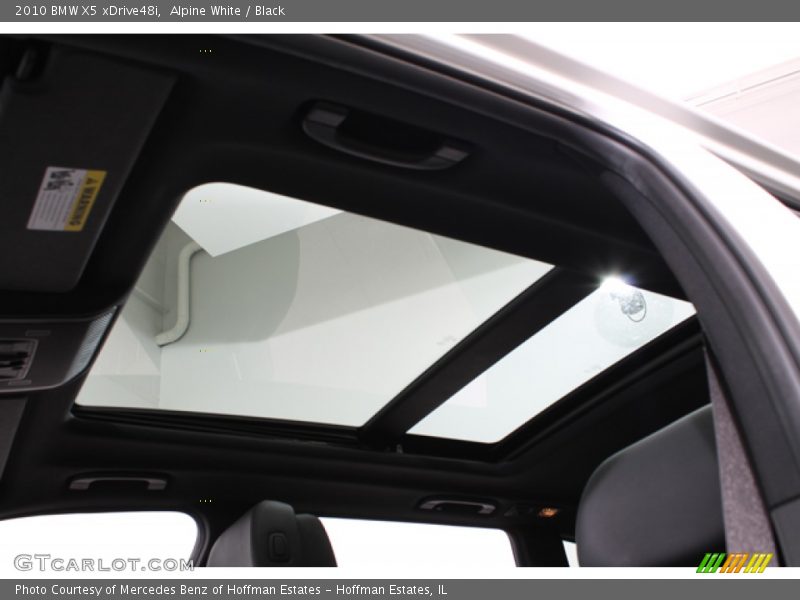 Alpine White / Black 2010 BMW X5 xDrive48i