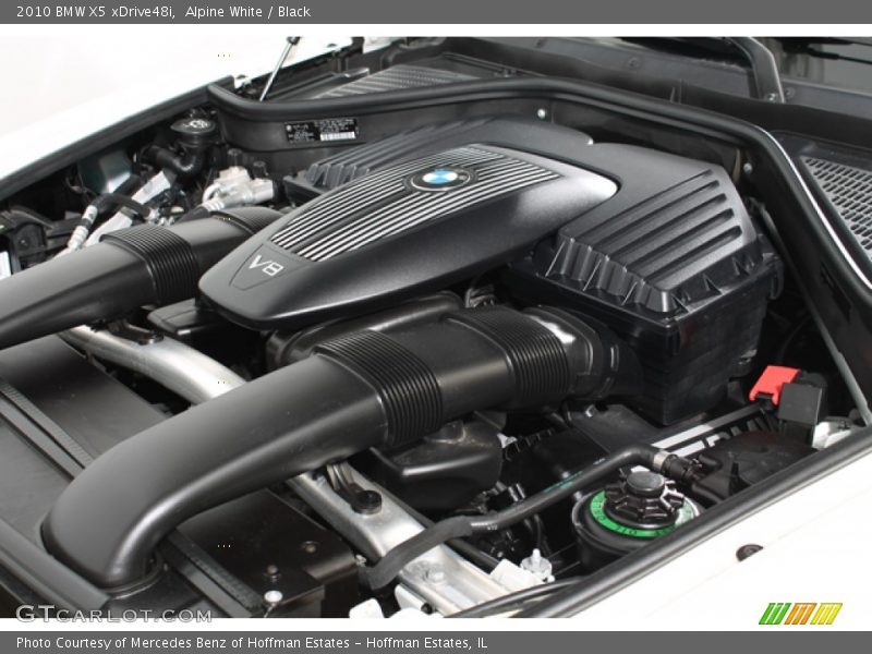Alpine White / Black 2010 BMW X5 xDrive48i