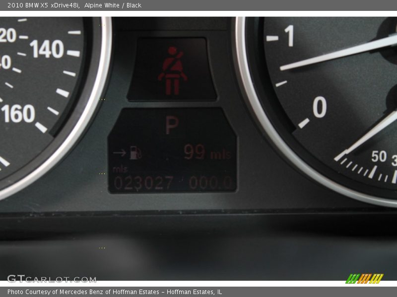 Alpine White / Black 2010 BMW X5 xDrive48i