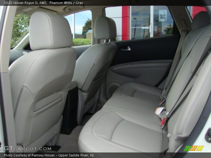 Phantom White / Gray 2010 Nissan Rogue SL AWD