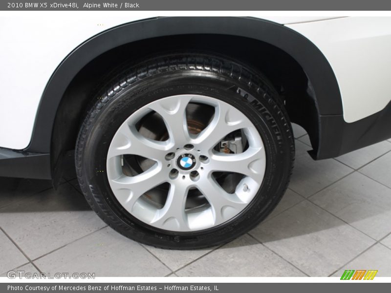 Alpine White / Black 2010 BMW X5 xDrive48i