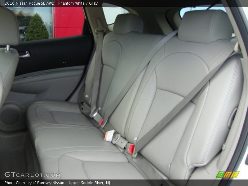 Phantom White / Gray 2010 Nissan Rogue SL AWD